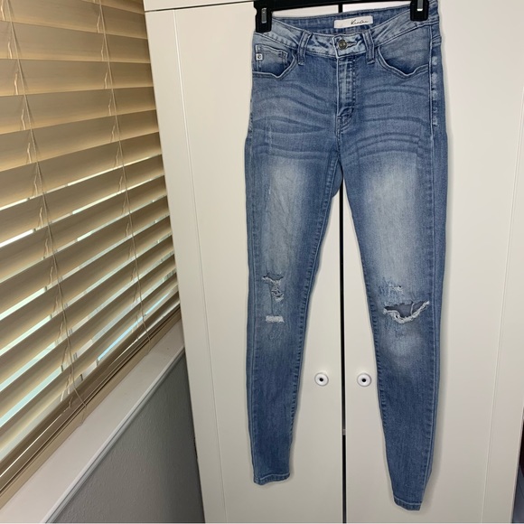 KanCan Distressed Skinny Jeans - Picture 1 of 13